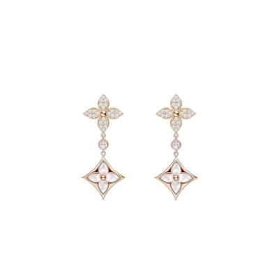 LOUIS VUITTON DIAMOND EARRINGS Q06489 LOUIS VUITTON DIAMOND EARRINGS Q06489